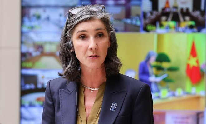 Ramla Khalidi, représentante résidente du PNUD au Vietnam. Photo: PNUD