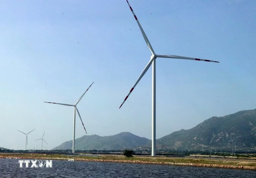 Un parc éolien au Vietnam. Photo: VNA