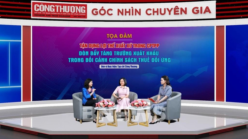 Délégués au séminaire intitulé « Exploiter les avantages de l’origine dans le cadre du CPTPP : un levier de croissance des exportations dans le contexte des politiques fiscales réciproques ». Photo: VNA