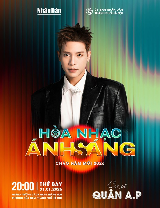 Concert de la Lumière - Bienvenue à l'Année 2026 : une symbiose inédite entre technologie et patrimoine au cœur de Hanoï. Photo: VNA