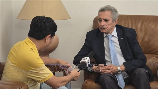 Mourad Lamoudi, représentant du Front de libération nationale (FLN) d’Algérie. Photo: VNA