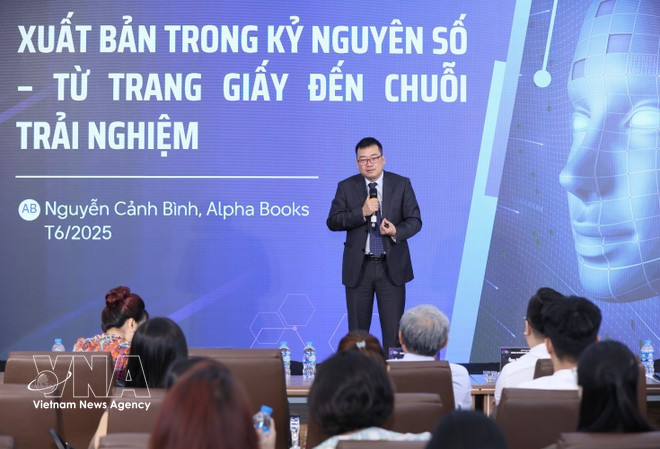 Nguyên Canh Binh, président d'Alpha Books. Photo: VNA
