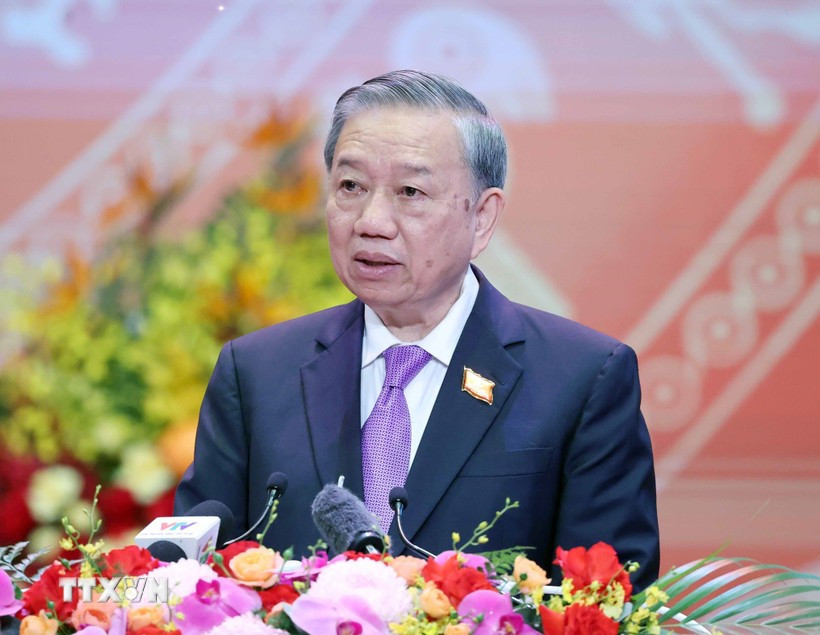 Le secrétaire général du Parti communiste du Vietnam (PCV), Tô Lâm. Photo. VNA