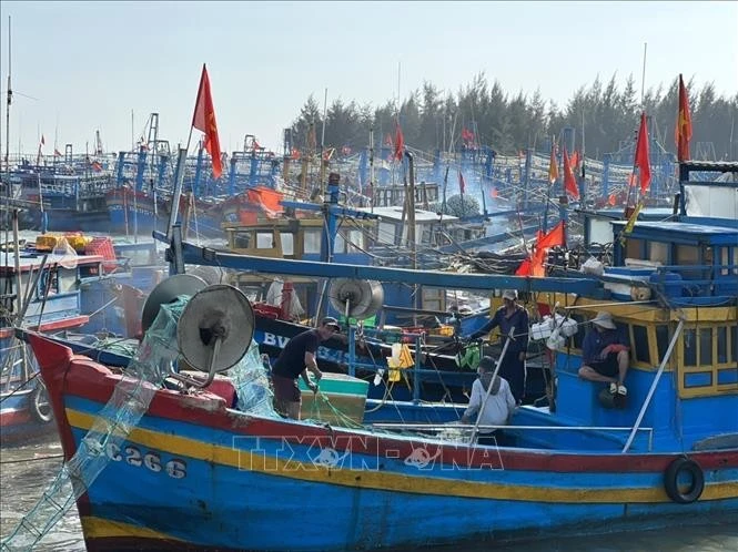 Un bateau de pêche. Photo: VNA