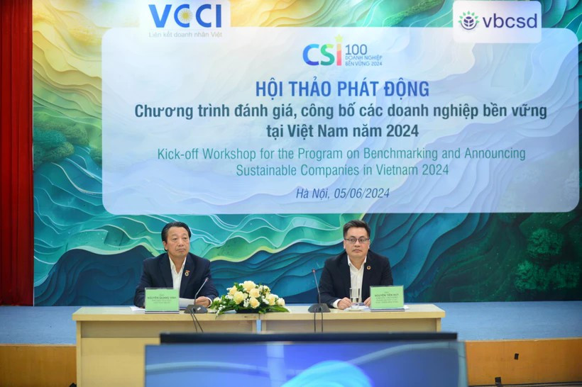 Lancement du programme d'évaluation des entreprises durables en 2025. Photo: VietnamPlus