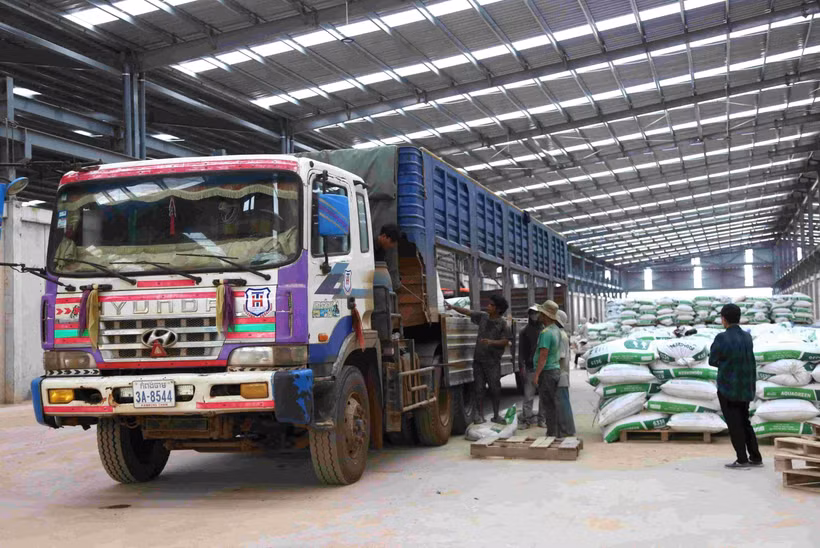 Activités au complexe Snuol de la Truong Hai Agricultural Joint Stock Company (THACO AGRI), situé dans la province de Kratie, au nord-est du Cambodge. Photo: VNA