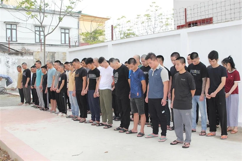 La police de Nghê An démantèle un vaste réseau de fraude en ligne. Photo: bocongan.gov.vn