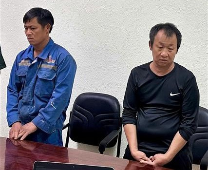 Des suspects. Photo: VNA