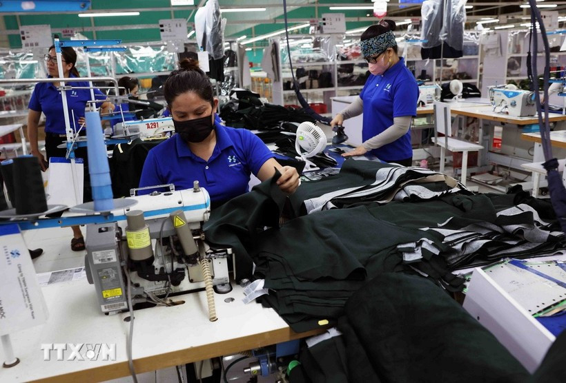 Les articles de textile et habillement exportés vers le marché européen. Photo: VNA