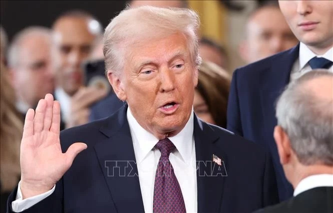 Le président américain Donald Trump. Photo: REUTERS/VNA