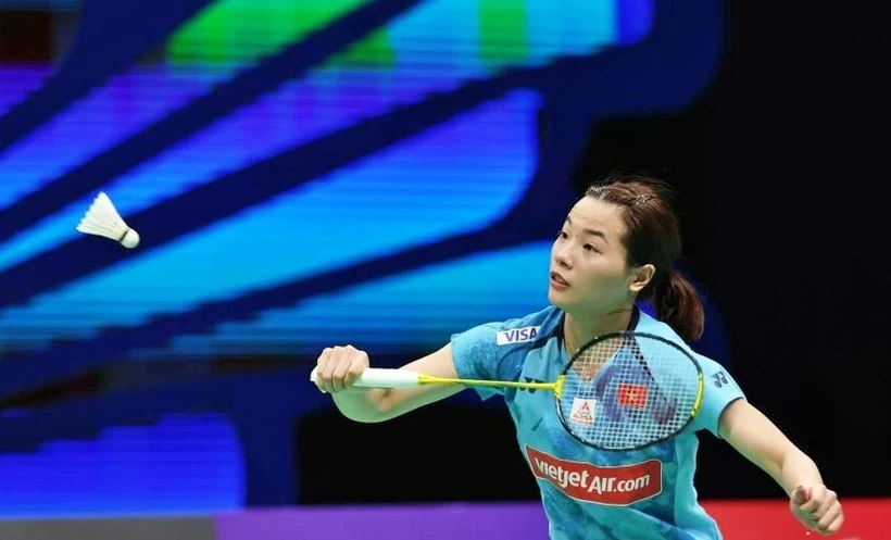 La meilleure joueuse de badminton vietnamienne, Nguyên Thuy Linh. Photo: hanoionline.vn