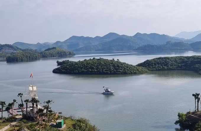 Le lac Nui Coc, une destination attraytante de la province de Thai Nguyên. 
