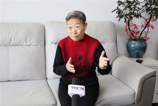 Yu Shuhui, figure éminente de l'amitié sino-vietnamienne. photo: VNA