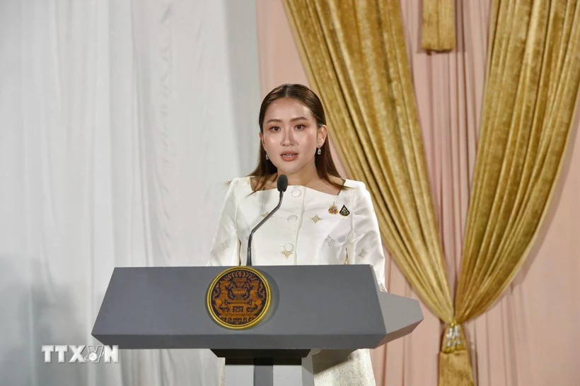 La Première ministre thaïlandaise Paetongtarn Shinawatra. Photo: THX/VNA