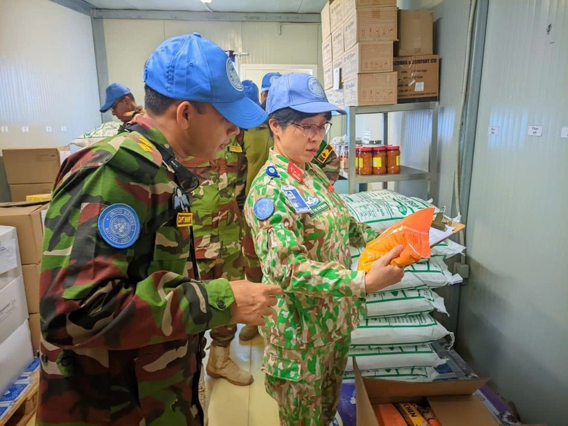 Le lieutenant-colonel Vu Thi Kim Oanh. Photo: VietnamPlus
