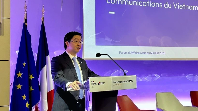 Le vice-ministre de l’Information et des Communications, Bui Hoang Phuong. Photo: VNA