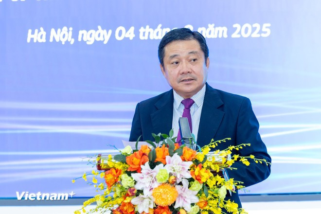 Huỳnh Quang Liêm, directeur général de VNPT. (Photo : Minh Sơn/Vietnam+) vnpt-14.jpg