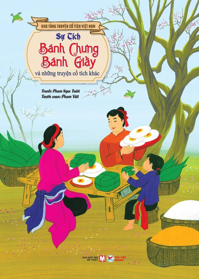 "La légende des Banh Chung et Banh Giay" de Tan Viet Books. Photo : VietnamPlus su-tich-banh-chung-banh-giay-page-01.jpg