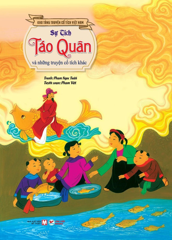 "La légende des Génies du foyer" de Tan Viet Books. Photo : VietnamPlus su-tich-tao-quan-page-01.jpg