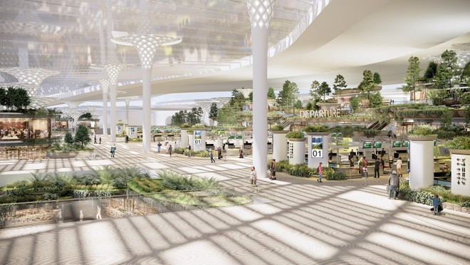 Le terminal a été conçu par le cabinet CPG Consultants, basé à Singapour. (Photo : Sun Group) terminal.jpg