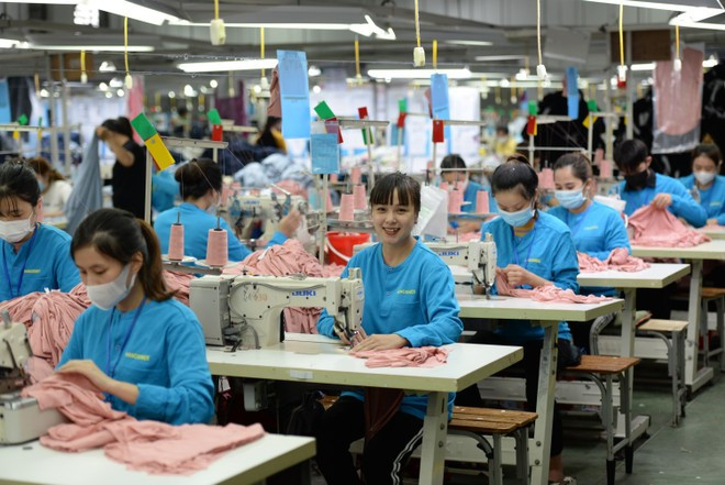 Les entreprises du secteur textile et de l’habillement répondent aux normes du marché pour stimuler les exportations. (Photo : Vietnamplus) h20.jpg