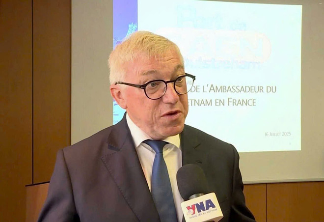 Manuel Le Roux, Président de la CCI Caen – Normandie. Photo : VNA z6830620633416-575d0d9d5cddcf3772f4118704f2b29f.jpg