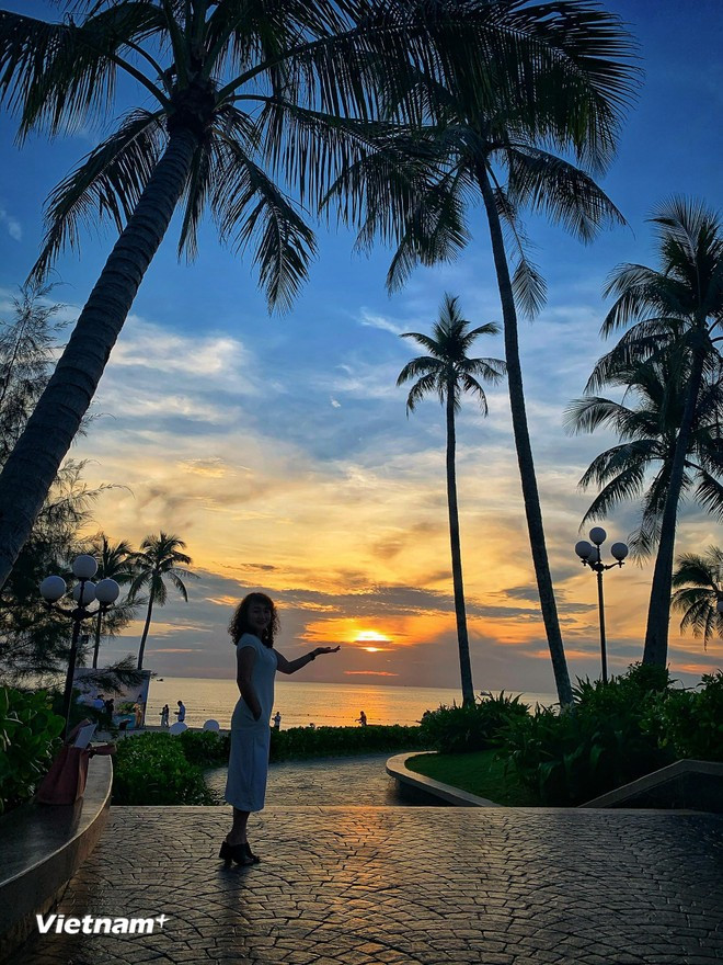 Coucher de soleil sur l'île de Phu Quoc. Photo : VietnamPlus phu-quoc-2.jpg