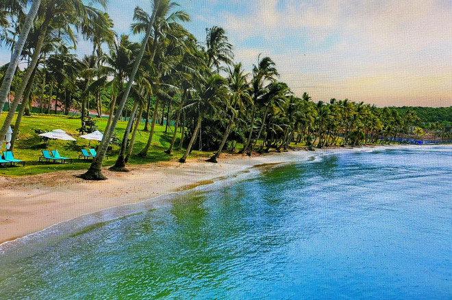 La beauté paisible de la plage de Ciao Beach séduit tout le monde. Photo : Sun Group 000.jpg