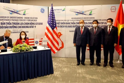 Signature d’un accord de deux milliards de dollars entre Bamboo Airways et General Electric