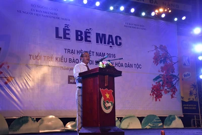 Clap de fin pour le camp d’été 2016 des jeunes Viet Kieu