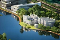 Projet de parc technologique numérique et à usage mixte. Photo : FPT