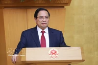 Le Premier ministre Pham Minh Chinh s'exprime à la séance thématique du gouvernement consacrée à l’élaboration législative du mois de février 2026. Photo: VNA