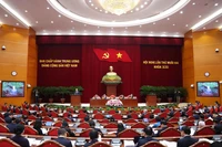 Le secrétaire général du Parti, Tô Lâm, prononce le discours d’ouverture du 12e Plénum du Comité central du Parti. Photo: VNA