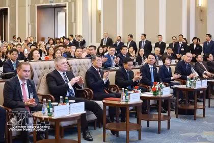 Forum d’affaires Vietnam-Slovaquie. Photo: VNA