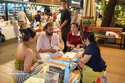La Rue des livres de Ho Chi Minh-Ville, une destination à ne pas manquer pour des lecteurs vietnamiens et étrangers. Photo : VNA