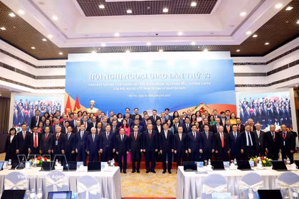 Les délégués lors de la 33e Conférence diplomatique. Photo: VNA