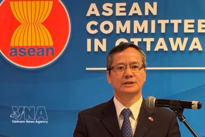 L'ambassadeur du Vietnam au Canada, Pham Vinh Quang. Photo: VNA