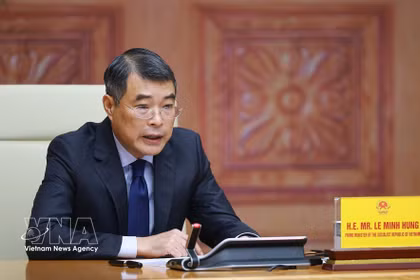 Le Premier ministre Le Minh Hung. Photo : VNA