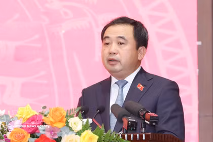 Tran Duc Thang, nouveau secrétaire du Comité du Parti de Hanoï. Photo : VNA