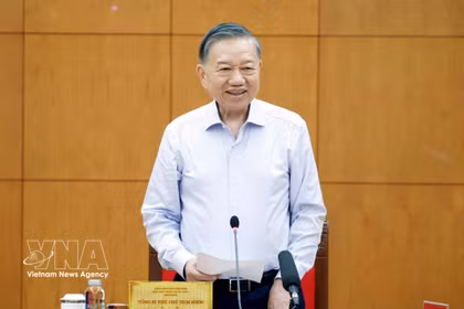 Le secrétaire général du Parti communiste du Vietnam et président de la République To Lam. Photo: VNA