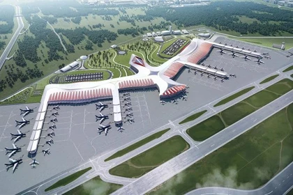 Vue de l'aéroport international de Phu Quoc. (Photo : Sun Group)