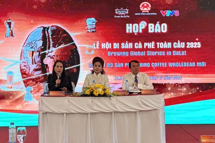 Conférence de presse annonçant le Festival mondial du patrimoine du café 2025. Photo: VNA