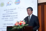L'ambassadeur du Japon au Vietnam, Ito Naoki, lors de la cérémonie. Photo : VNA