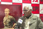 Le secrétaire général du Parti communiste indien (CPI), Doraisamy Raja. Photo: VNA