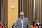 Nguyên Trung Kiên, chef du Comité d'État chargé des Vietnamiens d'outre-mer, s'exprime lors de la séance de travail. Photo: VNA