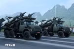 Des chars et missiles lors d'une répétition conjointe en vue du 80e anniversaire de la Fête nationale