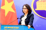 La porte-parole du ministère des Affaires étrangères, Pham Thu Hang. Photo: VNA