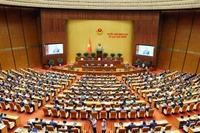 Séance d'ouverture de la 10e session de la 15e Assemblée nationale. Photo : VNA