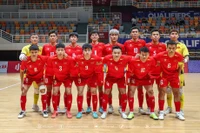 L'équipe masculine vietnamienne de futsal. Photo: VNA