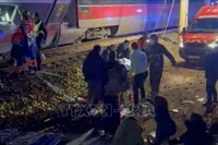Lieu de l'accident ferroviaire entre deux trains à grande vitesse à Adamuz, en Espagne, le 18 janvier 2026. Photo : Reuters/VNA